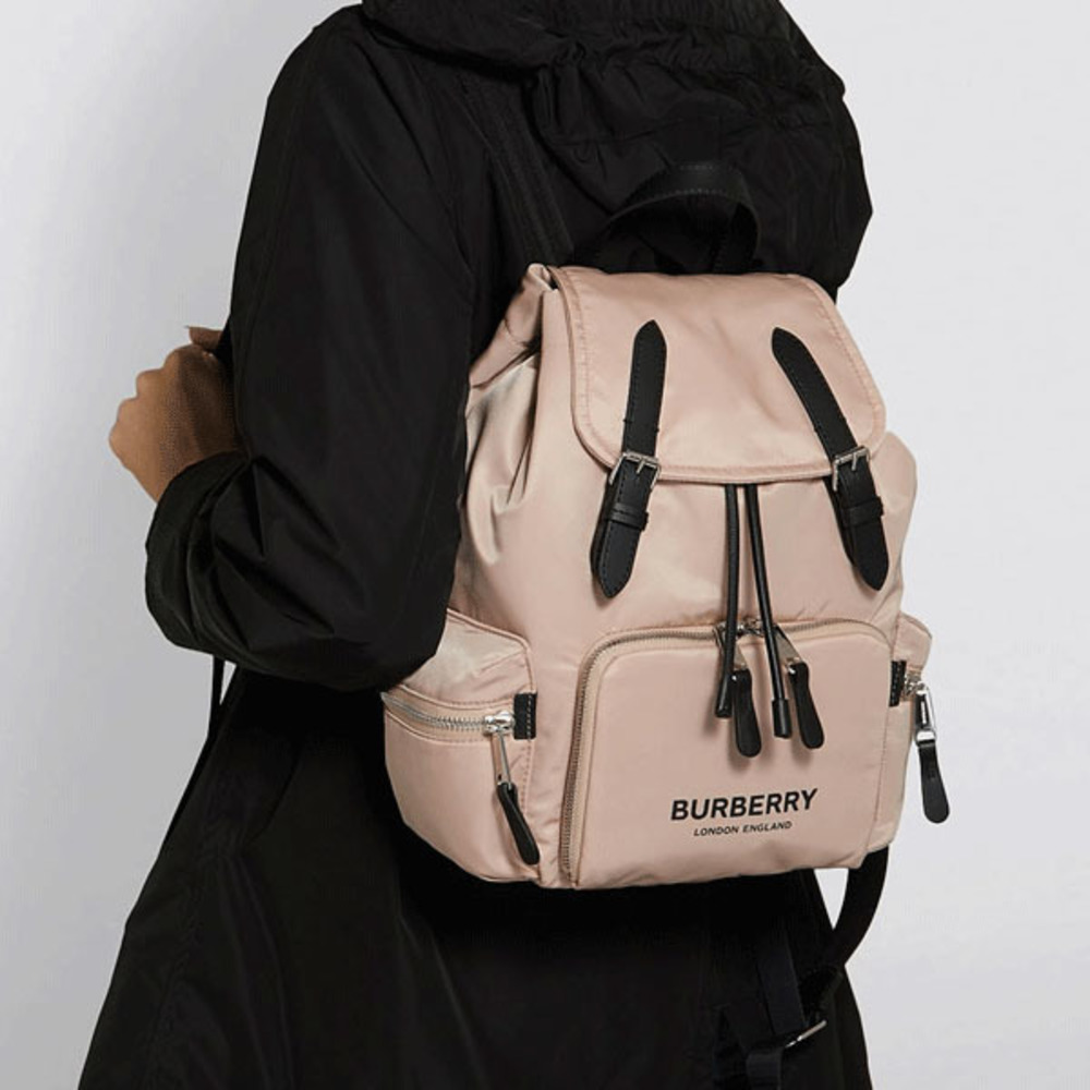 Burberry Nylon Outlet Rucksack Pink - Picture 2 of 5